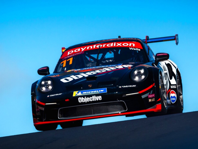 Jackson Walls #11 racing at Mount Panorama Circuit Bathurst 2024