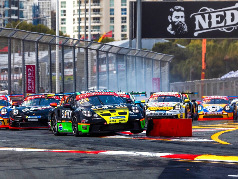 Bayley Hall #28 racing at Surfers Paradise Street Circuit 2024