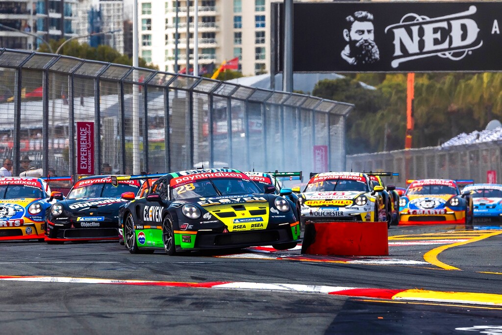 Bayley Hall #28 racing at Surfers Paradise Street Circuit 2024