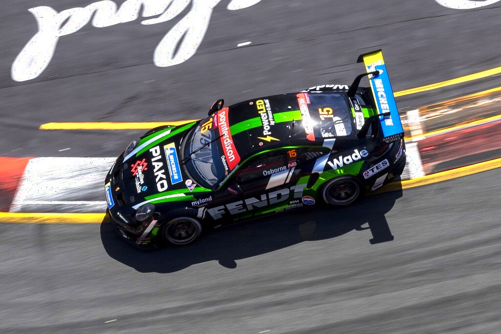 Clay Osborne #15 racing at Surfers Paradise Street Circuit 2024
