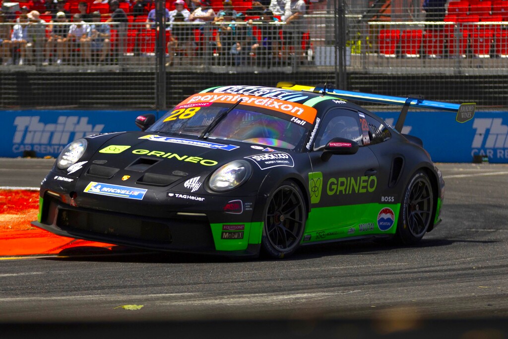 Bayley Hall #28 racing at Adelaide Street Circuit 2024