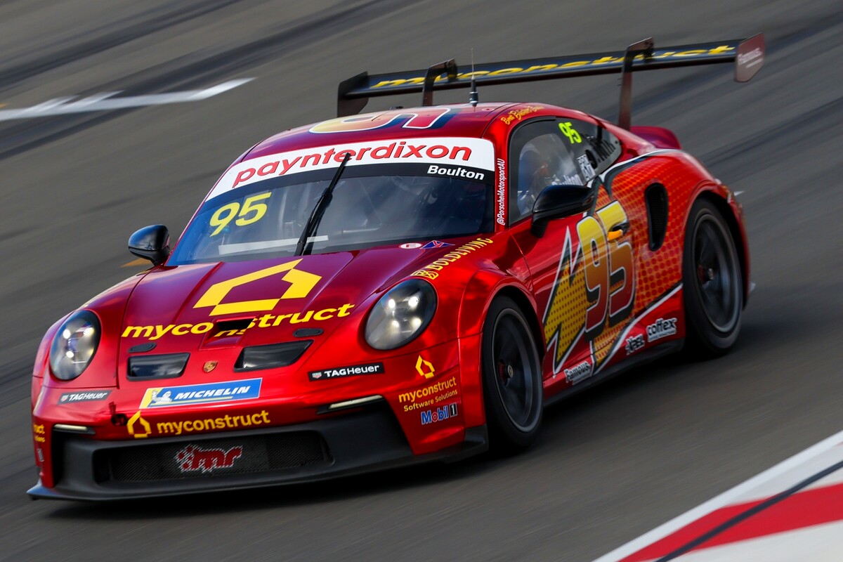 Brett Boulton #95 racing at The Bend Motorsport Park 2025