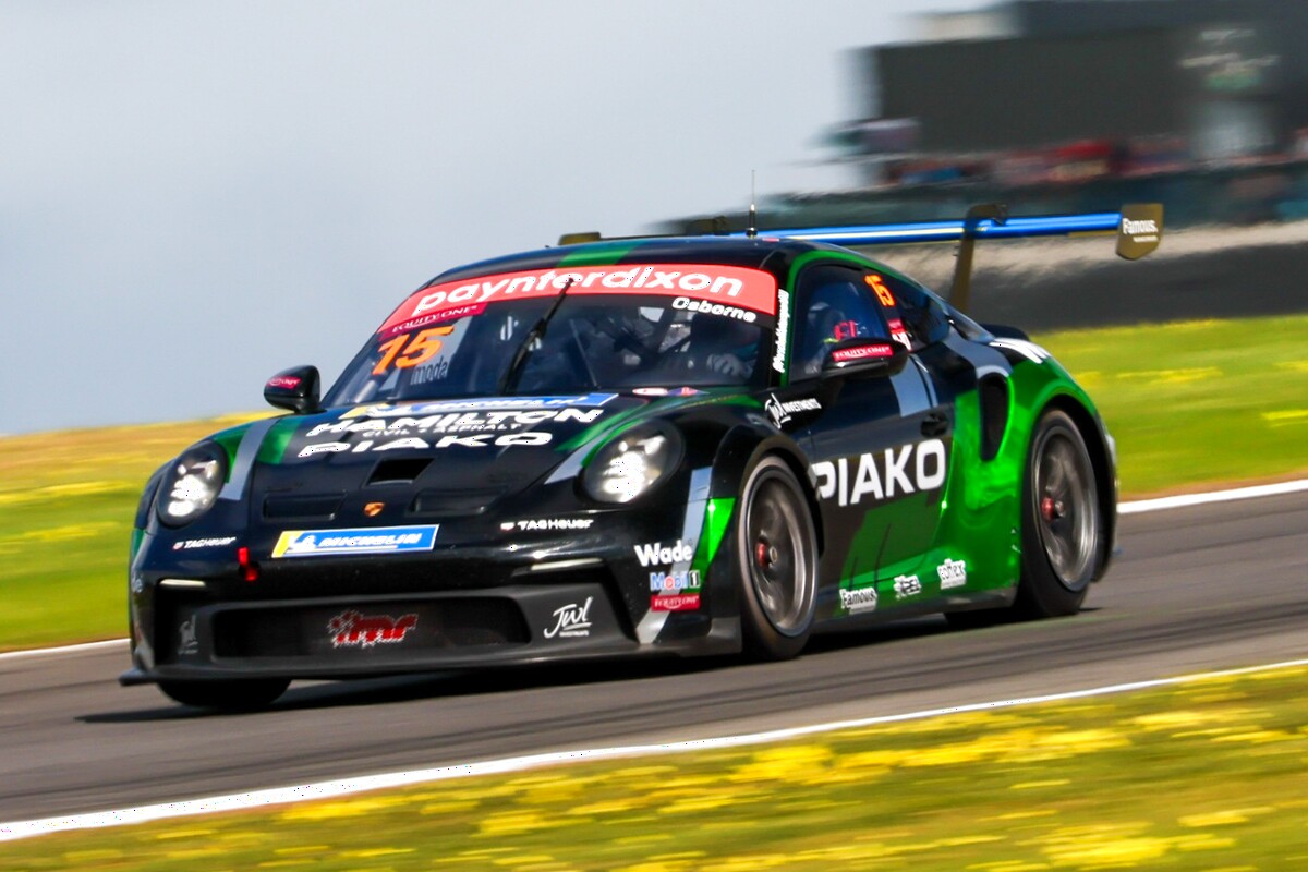 Clay Osborne #15 racing at The Bend Motorsport Park 2025