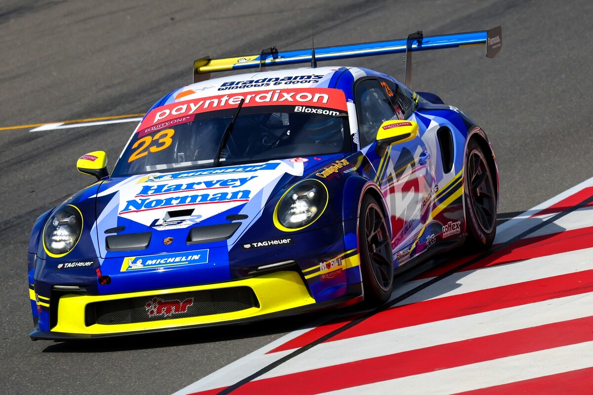 Lockie Bloxsom #23 racing at The Bend Motorsport Park 2025