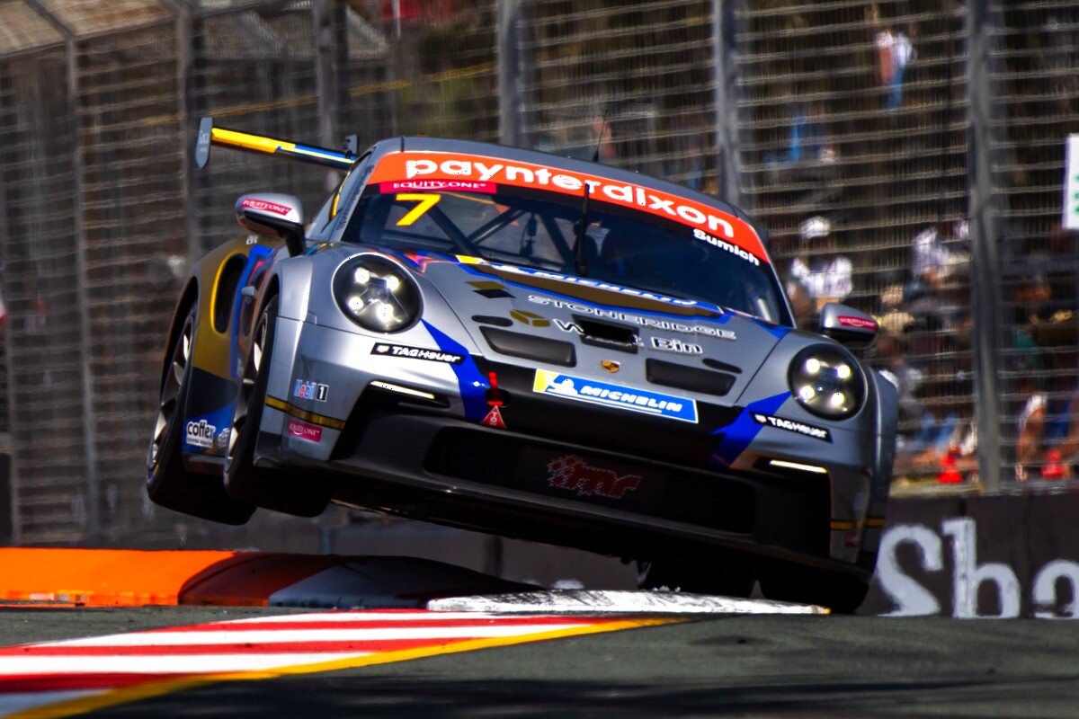 Caleb Sumich #7 racing at Surfers Paradise Street Circuit 2025