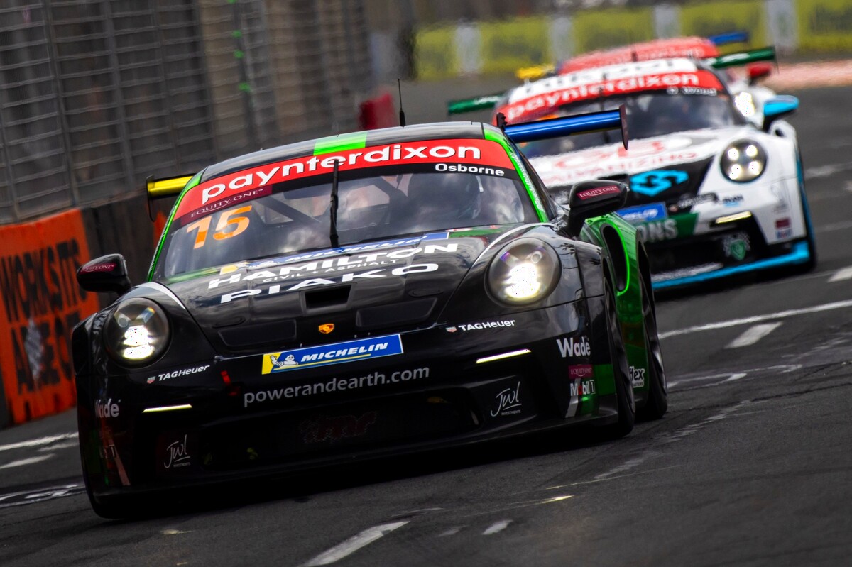 Clay Osborne #15 racing at Surfers Paradise Street Circuit 2025