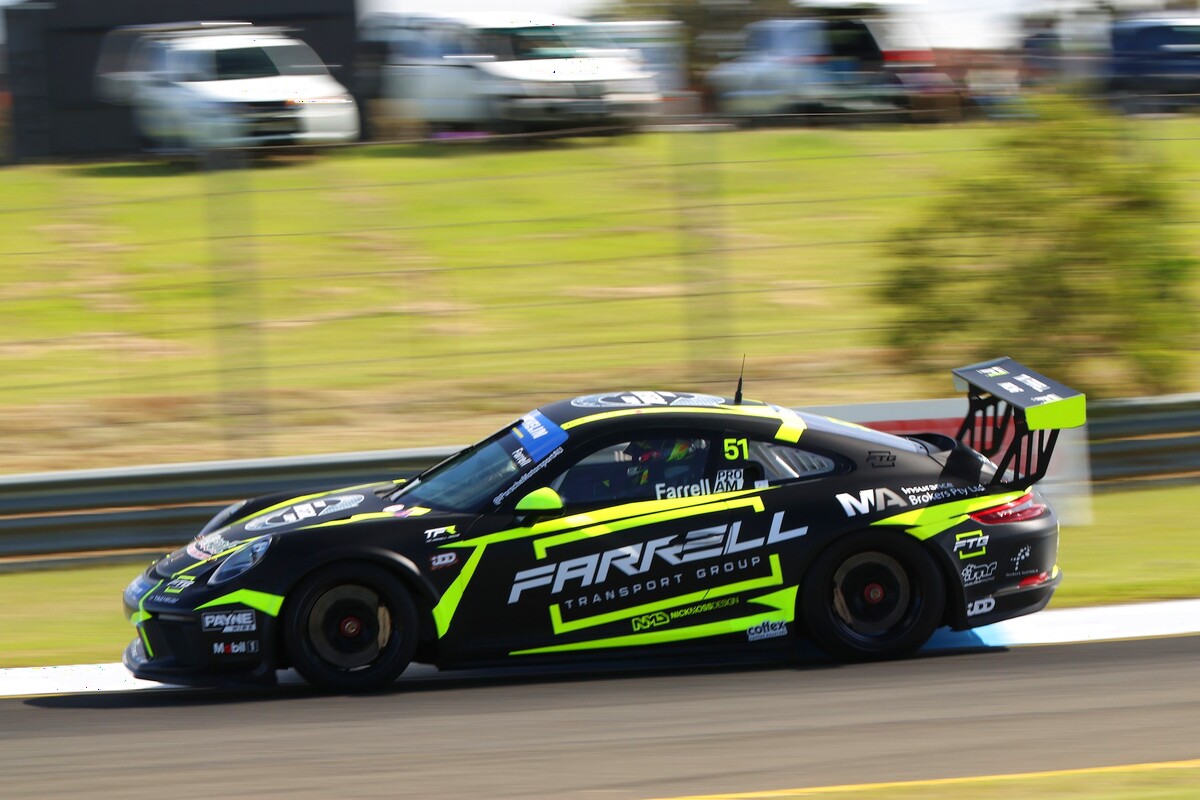 Tim Farrell #51 racing at Sandown International Raceway 2025