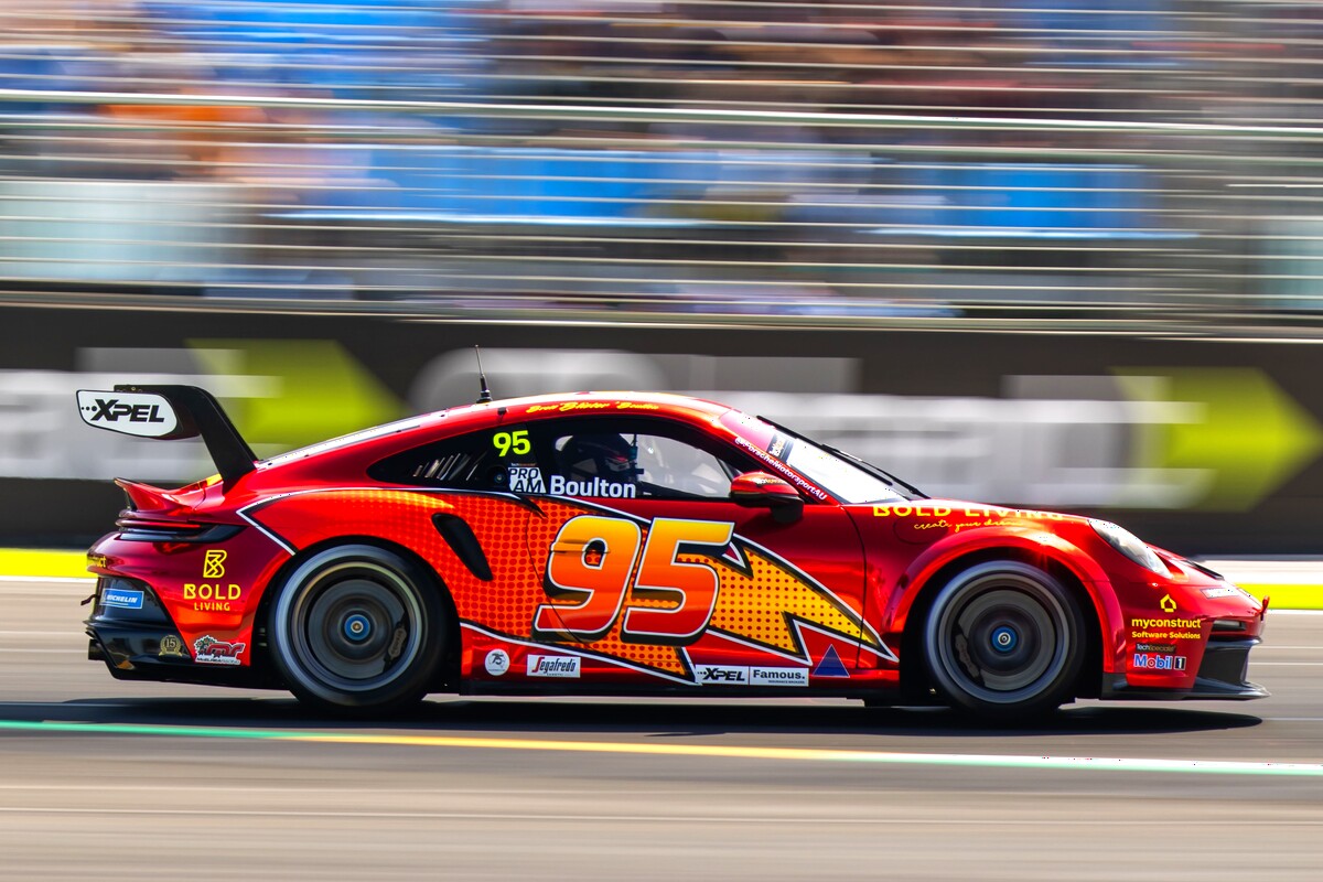 Brett Boulton #95 racing at Australian Grand Prix 2026